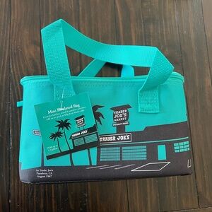 Trader Joe’s Teal and Black Mini Insulated Bag